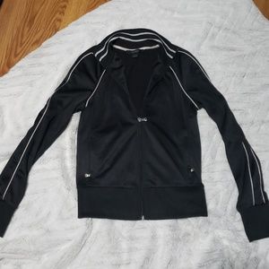 Womens Express black track jacket small